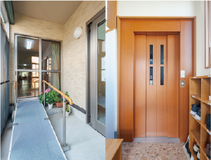 スロープ・エレベーター イメージ